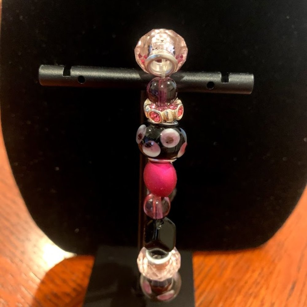 Set of 4 Stretchy beaded bracelets - Picture 13 of 13